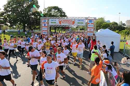 Agora é a vez da criançada na Corrida das Academias Caixa / Foto: Claudio Toros　